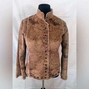 Vintage faux suede jacket